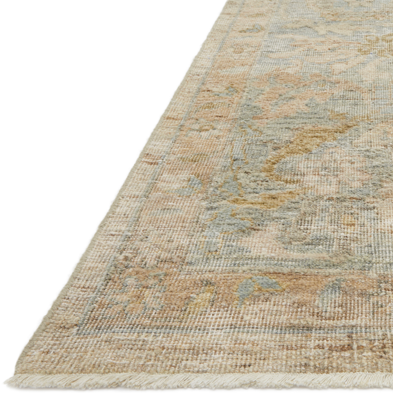 Featuring Legacy Ash/Lagoon Hand-Knotted Rug by Loloi at Amethyst Home. The Legacy Ash/Lagoon rug from Loloi is hand-knotted, refined, yet versatile for any home. The Legacy rug is deliberately distressed and sheared down to an extra low pile of 100% wool, creating a patina usually only imparted through decades of wear.
This rug features:- Beautiful vintage look and patina- Extra l. Amethyst Home provides interior design, new construction, custom furniture, and rugs for the Kansas City metro area.