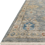 Featuring Legacy Blue / Multi Hand-Knotted Rug by Loloi at Amethyst Home. The Legacy Blue / Multi rug from Loloi is hand-knotted, refined, yet versatile for any home. The Legacy rug is deliberately distressed and sheared down to an extra low pile of 100% wool, creating a patina usually only imparted through decades of wear.
This rug features:- Beautiful vintage look and patina- Ext. Amethyst Home provides interior design, new construction, custom furniture, and rugs for the Kansas City metro area.