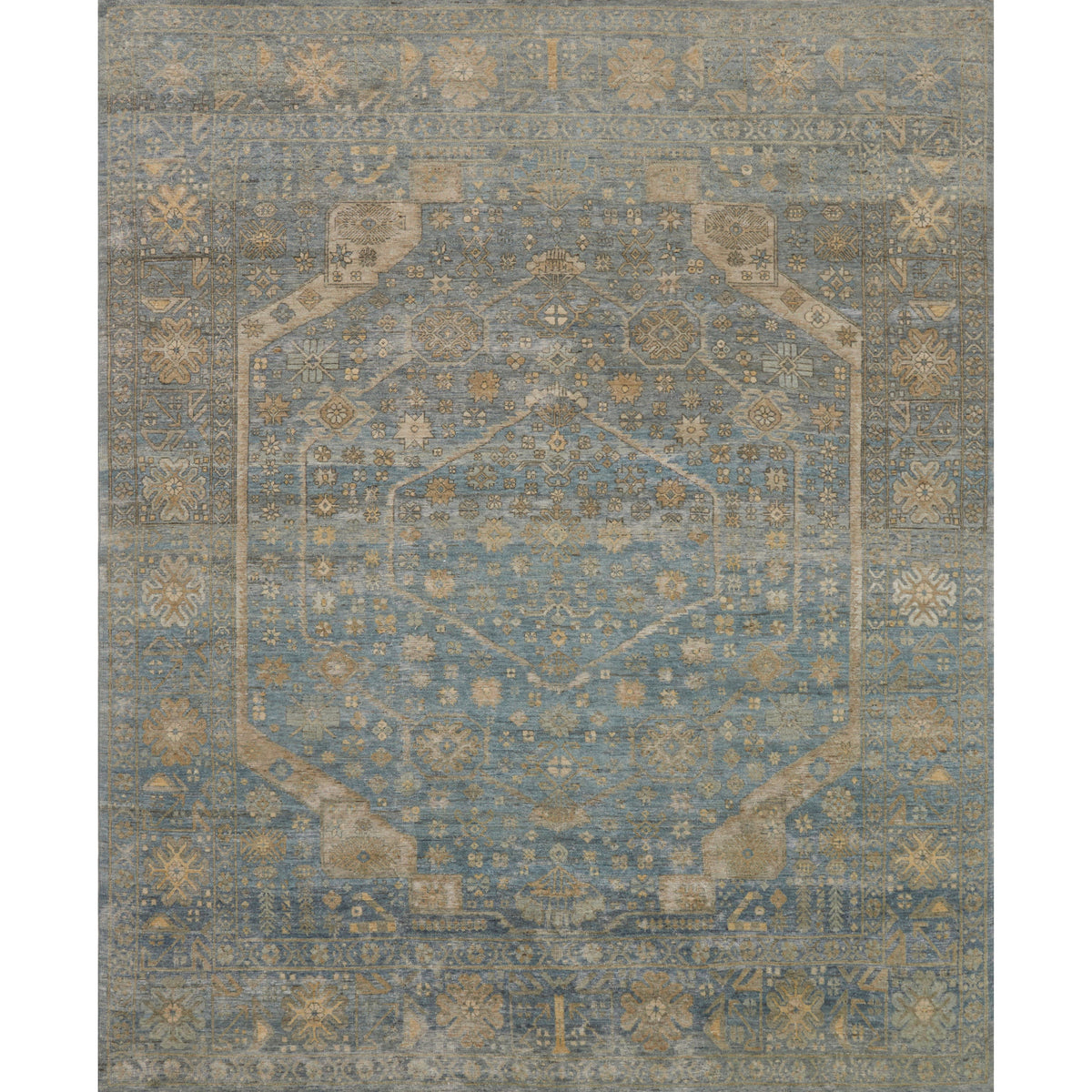 Tapis noué à la main Legacy Ocean