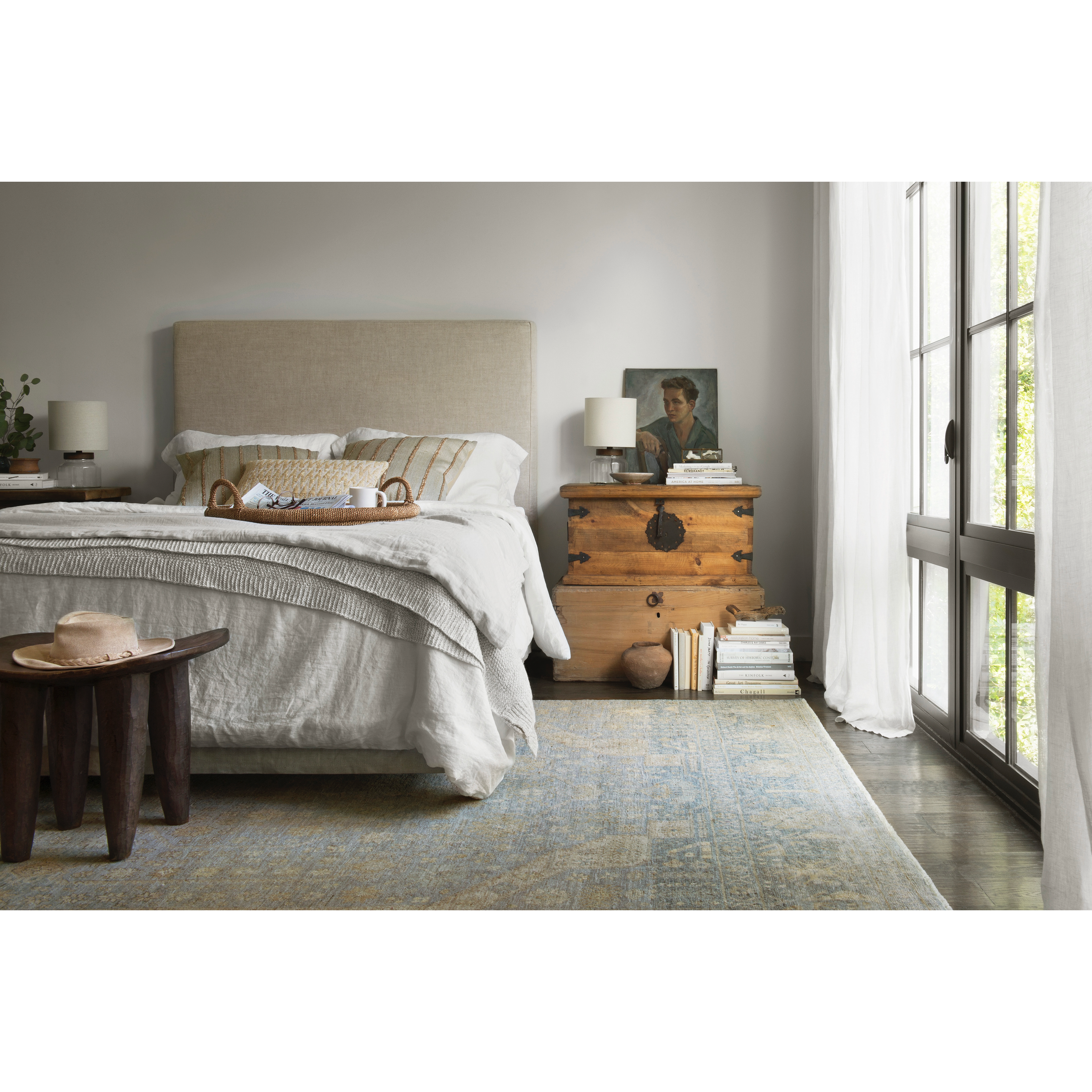 Featuring Legacy Ocean Hand-Knotted Rug by Loloi at Amethyst Home. The Legacy Ocean rug from Loloi is hand-knotted, refined, yet versatile for any home. The Legacy rug is deliberately distressed and sheared down to an extra low pile of 100% wool, creating a patina usually only imparted through decades of wear.
This rug features:- Beautiful vintage look and patina- Extra low pile- Easy . Amethyst Home provides interior design, new construction, custom furniture, and rugs for the Chicago metro area.