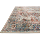 Featuring Loren Brick/Multi Rug by Loloi at Amethyst Home. The Loren Brick/Multi area rug from Loloi captures the spirit of a one-of-a-kind vintage or antique area rug. You will love this rug because the rug is: 
Perfect for families with kids and pets
Very easy to clean and maintain
Comes in big area rug sizes and as cute kitchen and hallway runners
Looks gorgeous . Amethyst Home provides interior design, new construction, custom furniture, and rugs for the Hudson Valley and New York metro area.