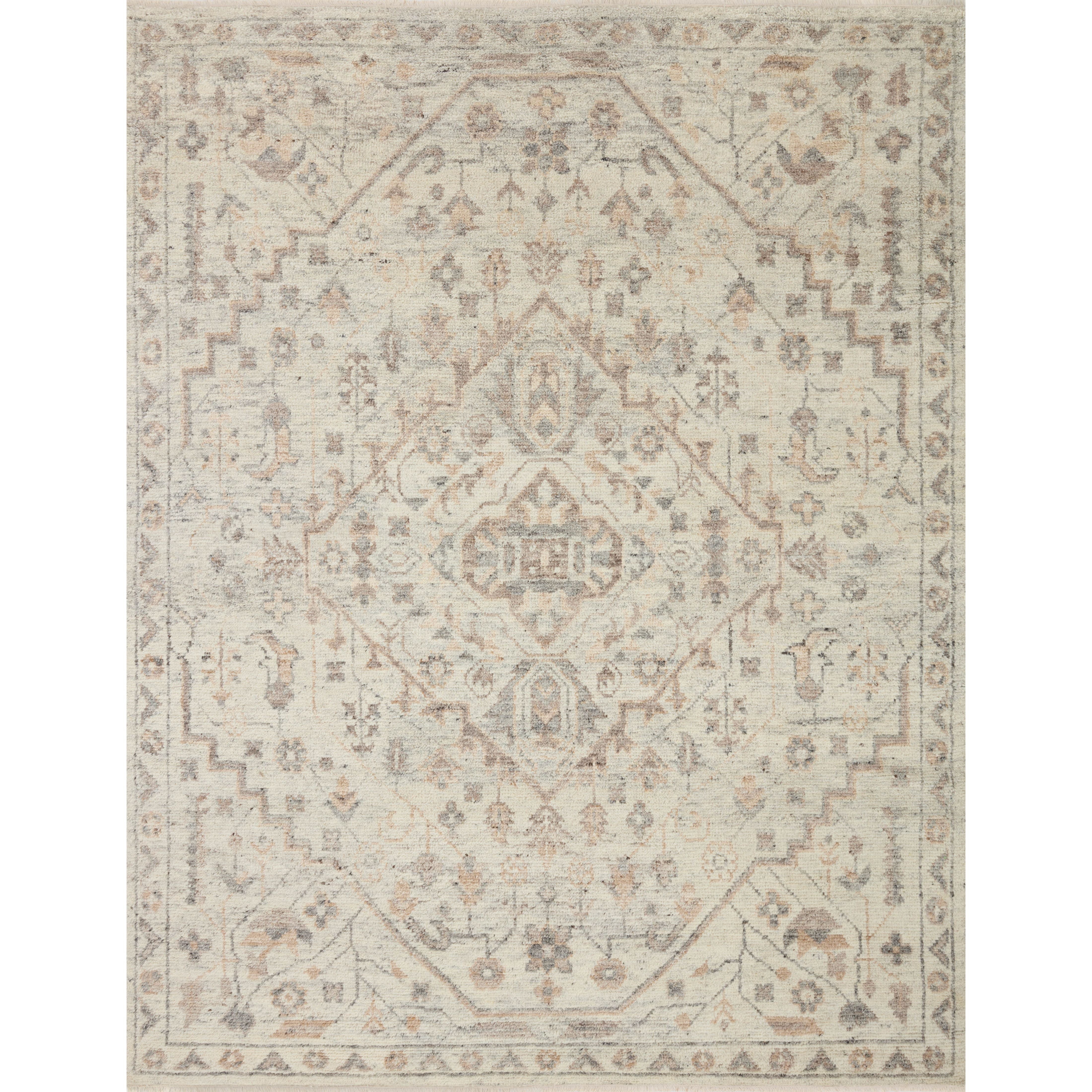 Featuring Marco Ivory / Taupe Hand-Knotted Rug by Loloi at Amethyst Home. Featuring timeless designs, the Marco Collection is hand-knotted in India of 100% wool pile. The tonal collection showcases illustrative marks finished with a subtle fringe. Marco is also GoodWeave certified, ensuring our commitment to ethical production and the support of weavers' communities.Hand Knotted100% Wool . Amethyst Home provides interior design, new construction, custom furniture, and rugs for Charlotte metro area