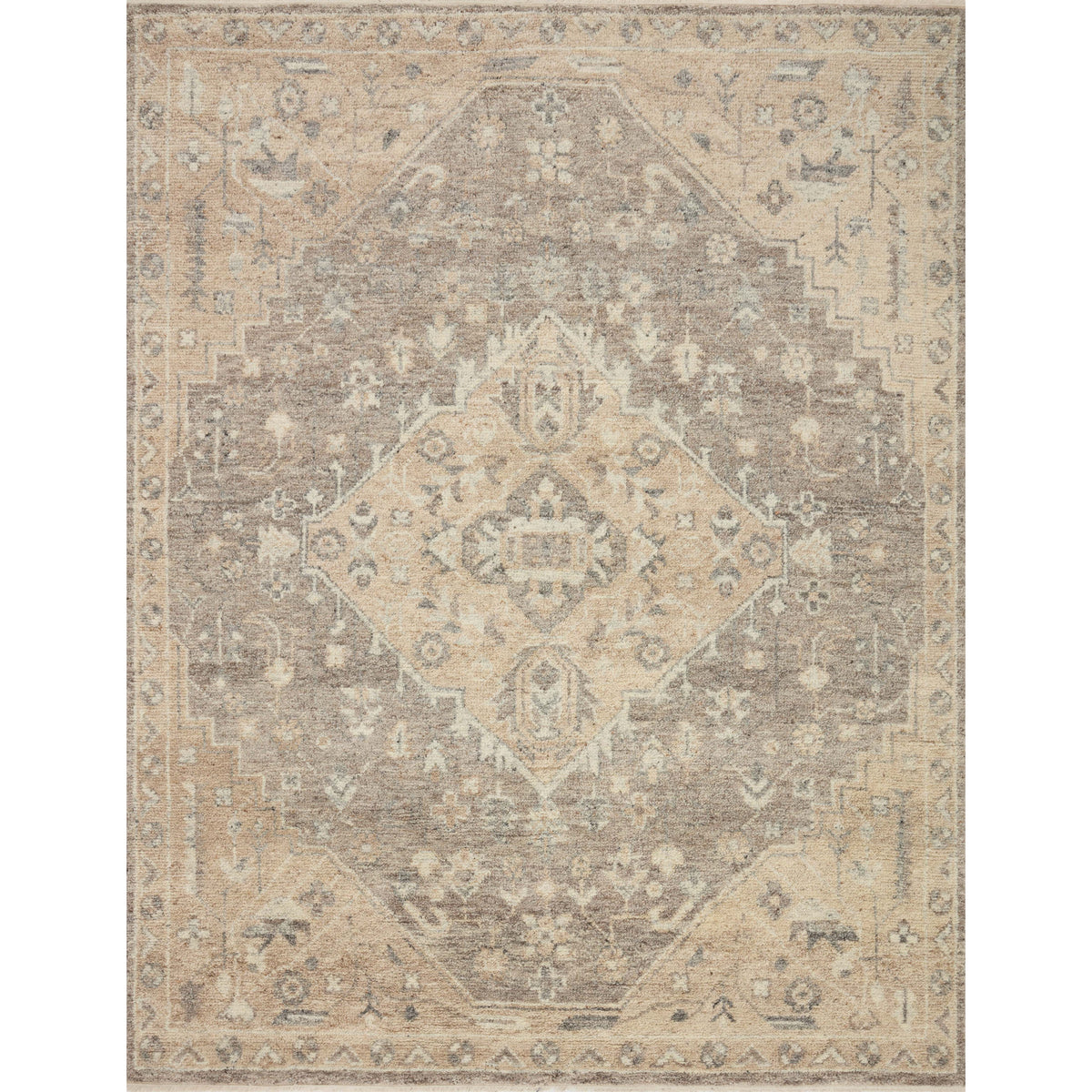 Marco Taupe / Camel Hand-Knotted Rug
