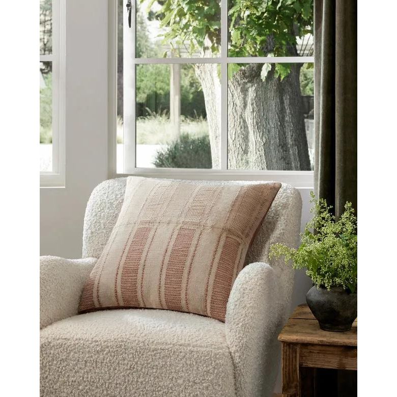 Featuring Marin Natural / Rust Pillow by Loloi at Amethyst Home. This pillow was curated to celebrate a wabi sabi, handmade design aesthetic.
Closure: Hidden FlapEdge Treatment: Knife EdgeBack Color: Orange. Amethyst Home provides interior design, new home construction design consulting, vintage area rugs, and lighting in the San Diego metro area.