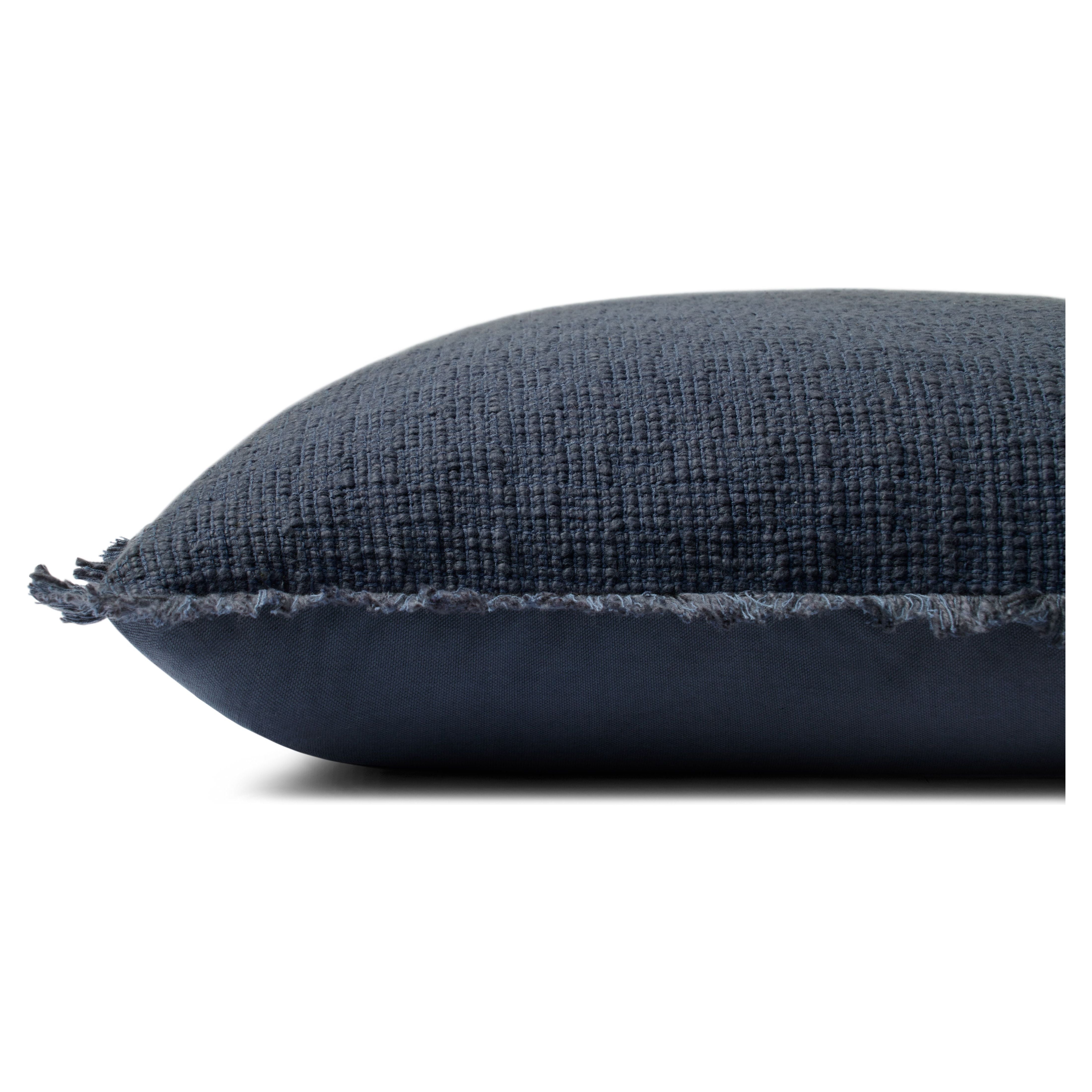 Featuring Meadowlark Midnight Pillow by Loloi at Amethyst Home. This pillow was curated to celebrate a wabi sabi, handmade design aesthetic.
Closure: Hidden FlapEdge Treatment: FringeBack Color: Blue. Amethyst Home provides interior design, new home construction design consulting, vintage area rugs, and lighting in the Houston metro area.