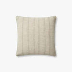 Featuring Ivory / Grey Pillow by Loloi at Amethyst Home. This pillow was curated to celebrate a wabi sabi, handmade design aesthetic.. Amethyst Home provides interior design, new home construction design consulting, vintage area rugs, and lighting in the Washington metro area.