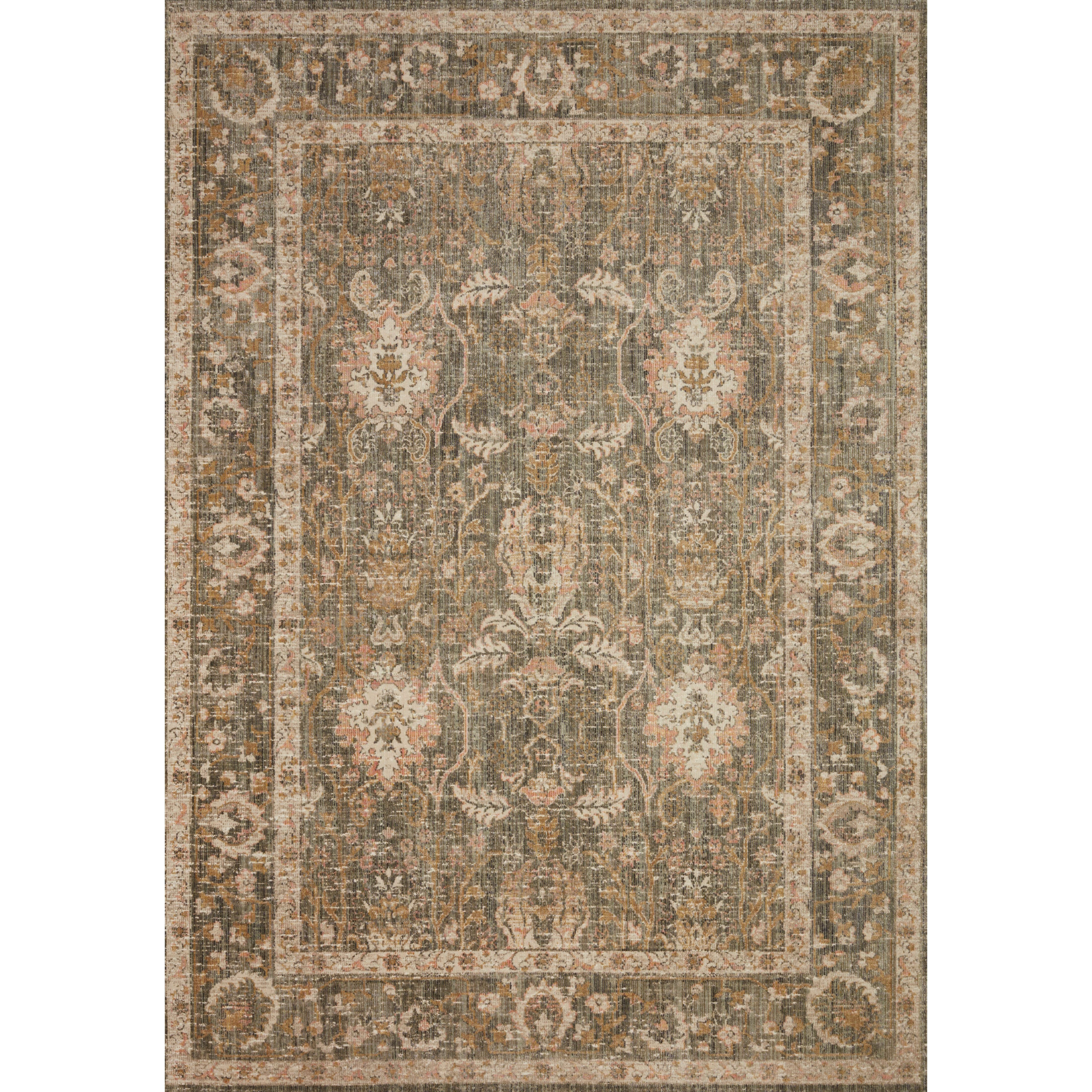 Featuring Rosemarie Chris Loves Julia x Loloi Sage / Blush ROE-01 Rug by Loloi at Amethyst Home. The Rosemarie Chris Loves Julia x Loloi Sage / Blush rug is highly durable, bold, never sheds, and soft underfoot for a cozy addition for your home. Inspired by classic vintage and antique rugs, this is a vibrant, yet classic product of collaboration between C.  Amethyst Home provides interior design, new home construction design consulting, vintage area rugs, and lighting in the Washington metro area.