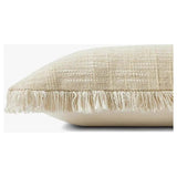 Featuring Sand / Natural Pillow by Loloi at Amethyst Home. This pillow was curated to celebrate a wabi sabi, handmade design aesthetic.
Closure: Hidden FlapEdge Treatment: FringeBack Color: Natural Canvas/Duck Cloth. Amethyst Home provides interior design, new home construction design consulting, vintage area rugs, and lighting in the San Diego metro area.