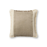Featuring Seraphina Ivory / Earth Pillow by Loloi at Amethyst Home. Enhance your living space with the Seraphina Ivory/Earth Pillow. Made with high-quality materials, this pillow offers both style and comfort. With its modern design and neutral color palette, it will seamlessly complement any home decor. 
Closure: Hidden FlapZipper: Antique Bronze Finis. Amethyst Home provides interior design, new home construction design consulting, vintage area rugs, and lighting in the Newport Beach metro area.