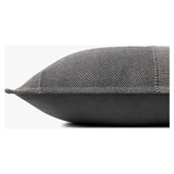 Featuring Slate Tonal Stripe Pillow by Loloi at Amethyst Home. This pillow was curated to celebrate a wabi sabi, handmade design aesthetic.. Amethyst Home provides interior design, new home construction design consulting, vintage area rugs, and lighting in the Dallas metro area.