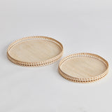 In a woven rattan with a fresh whitewash finish, these substantial, coastal-inspired trays are a welcomed accent in any setting. Perfect for coffee table or ottoman to create a base for a stunning vignette. Amethyst Home provides interior design, new construction, custom furniture, and area rugs in the Des Moines metro area.