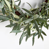 This olive wreath is a charming addition to any space needing a touch of warmth. Distinctive and refined, it's no wonder this Mediterranean beauty has stood the test of time. Comes complete with a twine loop for easy hanging. Use as a candle centerpiece on a table or hang on an interior door. Amethyst Home provides interior design, new construction, custom furniture, and area rugs in the Nashville metro area.