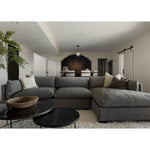 Featuring Nesting Coffee Table Set - Charcoal by Ethnicraft at Amethyst Home. Featuring a heavy aged mirror surface, this Nesting Coffee Table Set - Charcoal brings a vintage look with a modern twist to any living room or lounge area. 
Dimensions: Table 1 - 36.5"w x 36.5"d x 16.5"h Table 2 - 24"w x 24"d x 14"hWeight: 58 lbs
Material: Mirror
For regular dusting.  Amethyst Home provides interior design, new home construction design consulting, vintage area rugs, and lighting in the Tampa metro area.