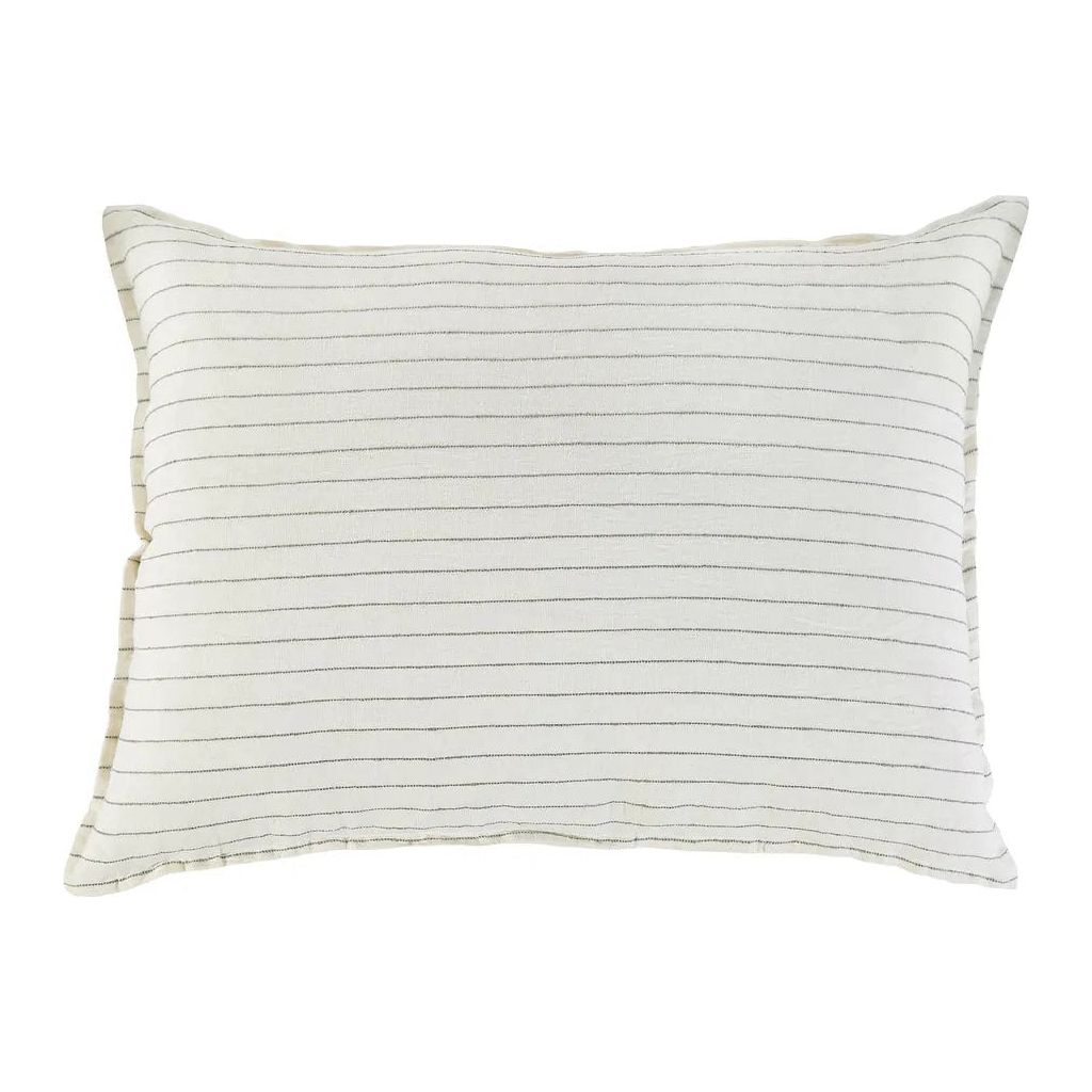 Our Blake Collection features an interwoven stripe texture, giving a modern refresh to a traditional stripe. Our duvet cover and shams are hand-loomed by artisans and the linen is washed for a relaxed lived-in look.The mélange of textures within this woven bedding elevates your space into a sophisticated, yet relaxing retreat. Amethyst Home provides interior design, new home construction design consulting, vintage area rugs, and lighting in the Boston metro area.