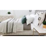 Soft and plush this oversized, hand-woven shag pillow adds a touch of boho to your bedroom or home. Featuring a repeating pattern of charcoal boxes, this pillow is one of our most popular items ever Amethyst Home provides interior design, new home construction design consulting, vintage area rugs, and lighting in the Monterey metro area.