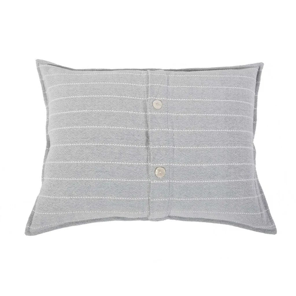 Soft and relaxed, the Henley is heavyweight cotton with a finely hand loomed texture and a thin interwoven stripe pattern. It creates a clean and casual look for your bedroom. Made of 100% heavyweight cotton, featuring shell-button closures. Amethyst Home provides interior design, new home construction design consulting, vintage area rugs, and lighting in the Omaha metro area.