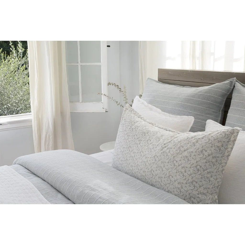 Soft and relaxed, the Henley is heavyweight cotton with a finely hand loomed texture and a thin interwoven stripe pattern. It creates a clean and casual look for your bedroom. Made of 100% heavyweight cotton, featuring shell-button closures. Amethyst Home provides interior design, new home construction design consulting, vintage area rugs, and lighting in the Winter Garden metro area.
