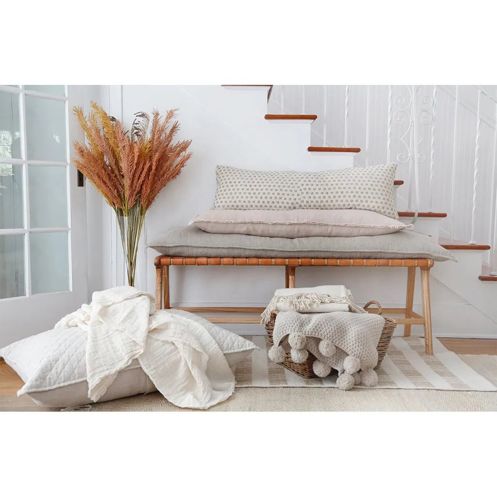 This 100% hand-loomed, heavy weight linen features a 1/2" flange. Available in 7 colors Amethyst Home provides interior design, new home construction design consulting, vintage area rugs, and lighting in the San Diego metro area.