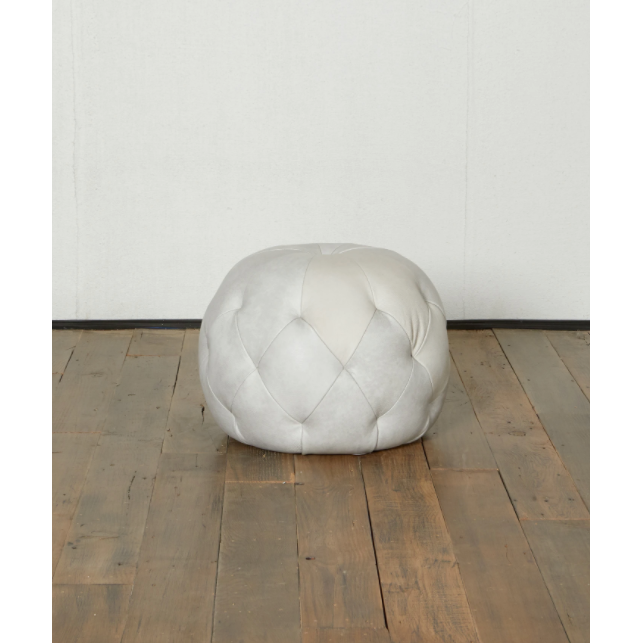Featuring Pouf 20" Ottoman by Cisco Brothers at Amethyst Home. We love the stitching detail on this Pouf 20" Ottoman by Cisco Brothers. Place in your den, living room, or other entertainment area of your home and keep for years to come! Photographed in Bengal Pin Strip Indigo and Anvil Stone.
Overall: 20"dia x 15"hSeat Height: 15"h. Amethyst Home provides interior design, new home construction design consulting, vintage area rugs, and lighting in the Charlotte metro area.