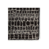 Featuring Reverb Licorice/Espresso Hand-Knotted Rug by Jaipur Living at Amethyst Home. The Reverb collection by Pollack features pattern-rich styles with a globally modern touch. The grid-like geometric design of the hand-knotted Kinetic area rug offers a dynamic look to any space. Crafted of 100% wool, this durable, artisan-made rug is a bold addition to .  Amethyst Home provides interior design, new home construction design consulting, vintage area rugs, and lighting in the Charlotte metro area.