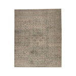 Featuring Rhapsody Camber Hand-Knotted Rug by Jaipur Living at Amethyst Home. The Rhapsody Camber Area Rug features heirloom-quality designs of stunningly abrashed Old World patterns. The durable wool, hand knotted Camber area rug boasts a beautifully washed, winding medallion design. The tonal gray and cream palette is accented by hints of deep black for add.  Amethyst Home provides interior design, new home construction design consulting, vintage area rugs, and lighting in the Boston metro area.