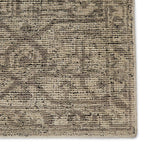 Featuring Rhapsody Camber Hand-Knotted Rug by Jaipur Living at Amethyst Home. The Rhapsody Camber Area Rug features heirloom-quality designs of stunningly abrashed Old World patterns. The durable wool, hand knotted Camber area rug boasts a beautifully washed, winding medallion design. The tonal gray and cream palette is accented by hints of deep black for .  Amethyst Home provides interior design, new home construction design consulting, vintage area rugs, and lighting in the Calabasas metro area.