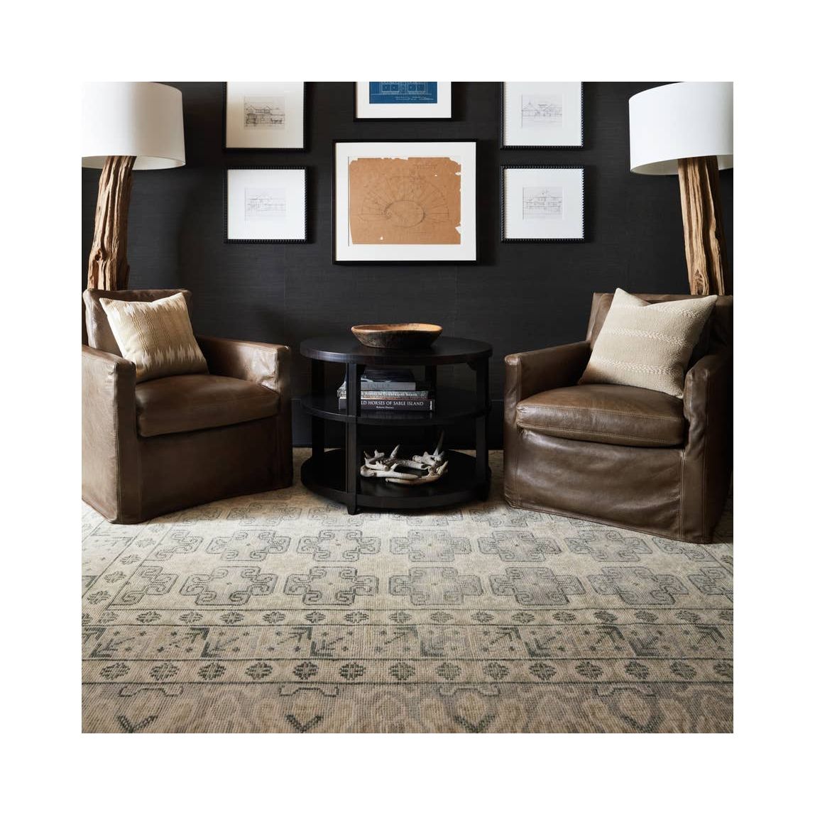 Featuring Salinas Green Milieu Hand-Knotted Rug by Jaipur Living at Amethyst Home. The Salinas Green Milieu Hand-Knotted Rug is soft to the touch with the prettiest greens.  Knotted for lifetime durability, we favor this style for all busy areas!  Bonus: easy clean up.
Hand Knotted100% WoolSLN08
Blot stains immediately and clean with mild soap mixed wi.  Amethyst Home provides interior design, new home construction design consulting, vintage area rugs, and lighting in the Newport Beach metro area.