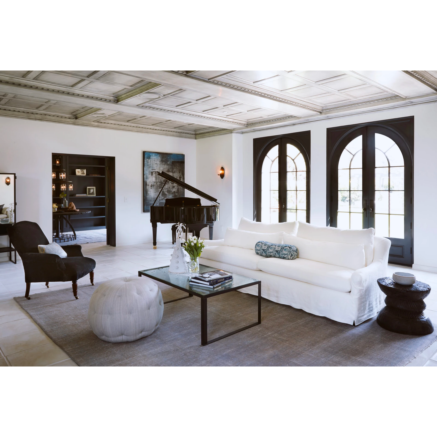 Featuring Genevieve Sofa Family by Cisco Brothers at Amethyst Home. This charming Genevieve Sofa Family has a distinctive look that will elevate your space with a touch of whimsy. With two-over-two cushions and lumbar pillows, the Genevieve perfectly blends style and comfort in your home. Photographed in Brevard Ivory.
Genevieve 72" Loveseat: 72"W x 32"H x 43. Amethyst Home provides interior design, new home construction design consulting, vintage area rugs, and lighting in the Dallas metro area.