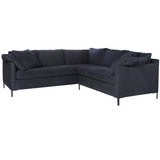 Featuring Radley Upholstered 2 Arm Sectional by Cisco Brothers at Amethyst Home. The Radley Upholstered 2 Arm Sectional by Cisco Brothers is a modern take on a classic shape, with butterfly stitching on the back cushions. Gusseted down pillows soften the angular shape and a comfortable bench seat offers the perfect place to perch with your morning coffee . Amethyst Home provides interior design, new home construction design consulting, vintage area rugs, and lighting in the Alpharetta metro area.