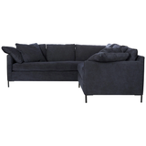 Featuring Radley Upholstered 2 Arm Sectional by Cisco Brothers at Amethyst Home. The Radley Upholstered 2 Arm Sectional by Cisco Brothers is a modern take on a classic shape, with butterfly stitching on the back cushions. Gusseted down pillows soften the angular shape and a comfortable bench seat offers the perfect place to perch with your morning coffee . Amethyst Home provides interior design, new home construction design consulting, vintage area rugs, and lighting in the Des Moines metro area.