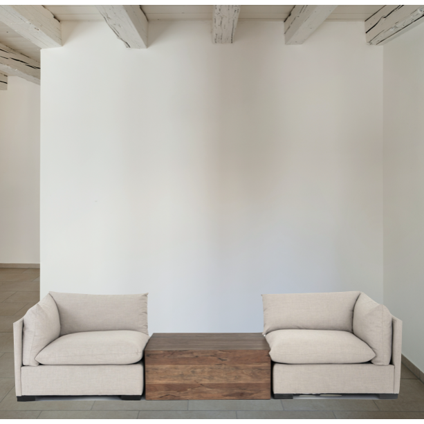 Featuring Westwood Sectional Pieces - Bennett Moon by Four Hands at Amethyst Home. We love the durability in the Westwood Bennett Moon Sectional Pieces. This is the ultimate low-and-deep lounger, perfect for curling up to read your favorite book in. 
Ottoman: 39"w x 39"d x 18"hArmless Piece: 39"w x 39"d x 31"hCorner Piece: 39"w x 39"d x 31"hLeft Arm Piece. Amethyst Home provides interior design, new home construction design consulting, vintage area rugs, and lighting in the Los Angeles metro area.