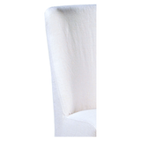 Featuring Craig Dining Chair by Dovetail at Amethyst Home. The Craig Dining Chair is featured in a gorgeous white linen slip cover in a Belgian wrinkle. The chair is comfortable, chic, and easy to care and maintain.
Belgian wrinkle white linen fabric
Birch frame
Size: 19"L x 23"d x 35"hSeat Height: 20"h.  Amethyst Home provides interior design, new home construction design consulting, vintage area rugs, and lighting in the Laguna Beach metro area.