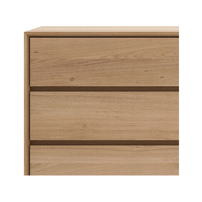 Featuring Nordic Dresser by Ethnicraft at Amethyst Home. Our Nordic Dresser combines refined design with the purity of solid wood. The bevelled edges gives this solid oak furniture an extra edge, we would say. This chest of drawers is made from solid oak and features three drawers.
Size: 51.5'" x 22.5'" x 33"
Material: Oak
Weight: 190 lbs.  Amethyst Home provides interior design, new home construction design consulting, vintage area rugs, and lighting in the Park City metro area.
