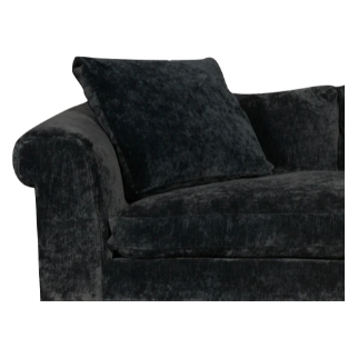 Featuring Henrietta Upholstered Sofa by Cisco Brothers at Amethyst Home. This dapper sofa has a distinctive style, with elegant roll arms and metal black-rust legs. Update your space with this mid-century influenced piece. This is an Amethyst favorite -- we love that the velvet can read black or navy depending on the natural light and time of day.
Henri. Amethyst Home provides interior design, new home construction design consulting, vintage area rugs, and lighting in the Winter Garden metro area.
