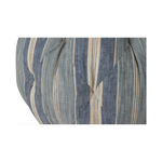 Featuring Pouf 20" Ottoman by Cisco Brothers at Amethyst Home. We love the stitching detail on this Pouf 20" Ottoman by Cisco Brothers. Place in your den, living room, or other entertainment area of your home and keep for years to come! Photographed in Bengal Pin Strip Indigo and Anvil Stone. 
Overall: 20"dia x 15"hSeat Height: 15"h. Amethyst Home provides interior design, new home construction design consulting, vintage area rugs, and lighting in the Washington metro area.