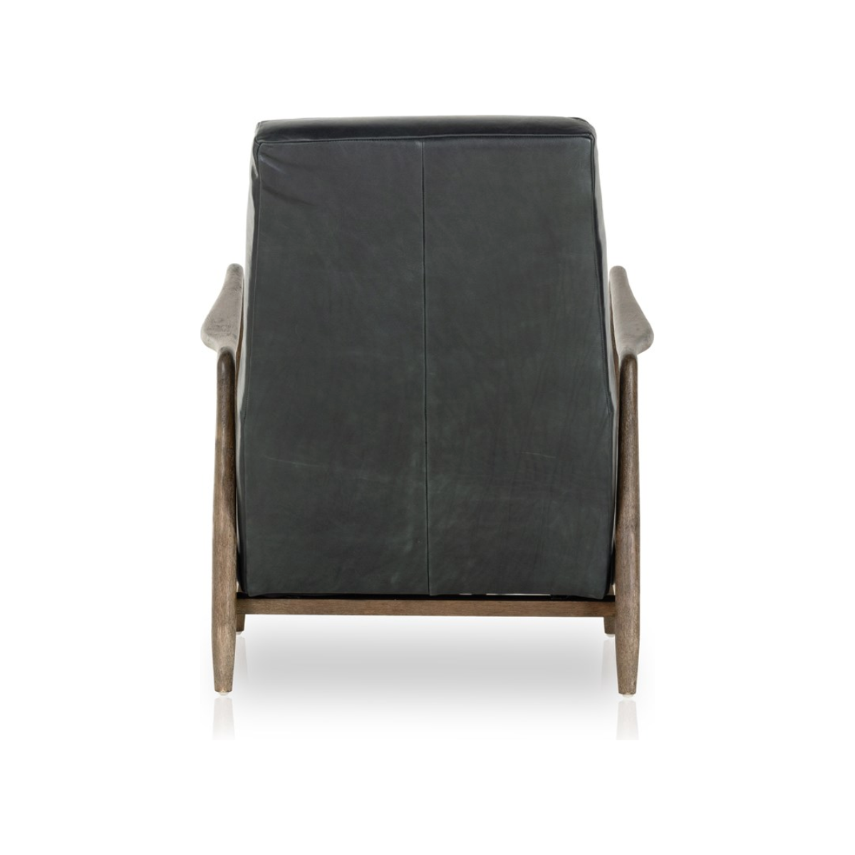 Featuring Braden Dakota Black Recliner by Four Hands at Amethyst Home. The craftsmanship of the sophisticated Braden Recliner seen here in Dakota Black is second to none. With its soft leather and silhouette, this recliner will look great in your main living space or office.
Overall Dimensions: 29"W x 37"L x 36.50"HMaterials: Top Grain Leather, Solid Parawo. Amethyst Home provides interior design, new home construction design consulting, vintage area rugs, and lighting in the Calabasas metro area.