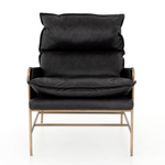 Featuring Taryn Chair - Sonoma Black by Four Hands at Amethyst Home. This Taryn Chair - Sonoma Black is a nod to relaxed modernism, playing up the natural depth of exclusive top-grain leather, with buckle details and low-slung styling crafting the hippest of vibes.
Overall Dimensions: 28"W x 37"L x 35"HColors: Sonoma Black, Aged BrassMaterials: Top Grain Leath.  Amethyst Home provides interior design, new home construction design consulting, vintage area rugs, and lighting in the Miami metro area.