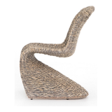 Featuring Portia Dining Chair - Grey Wash by Four Hands at Amethyst Home. Strike a pose. Finished in a washed grey, all-weather wicker seating curves for shapely intrigue, indoors or out. Cover or store inside during inclement weather and when not in use.
Overall Dimensions: 20.50"W x 27"L x 34"HColors: Grey WashMaterials: Banana LeafWeight: 37.7 lbVolume.  Amethyst Home provides interior design, new home construction design consulting, vintage area rugs, and lighting in the Alpharetta metro area.