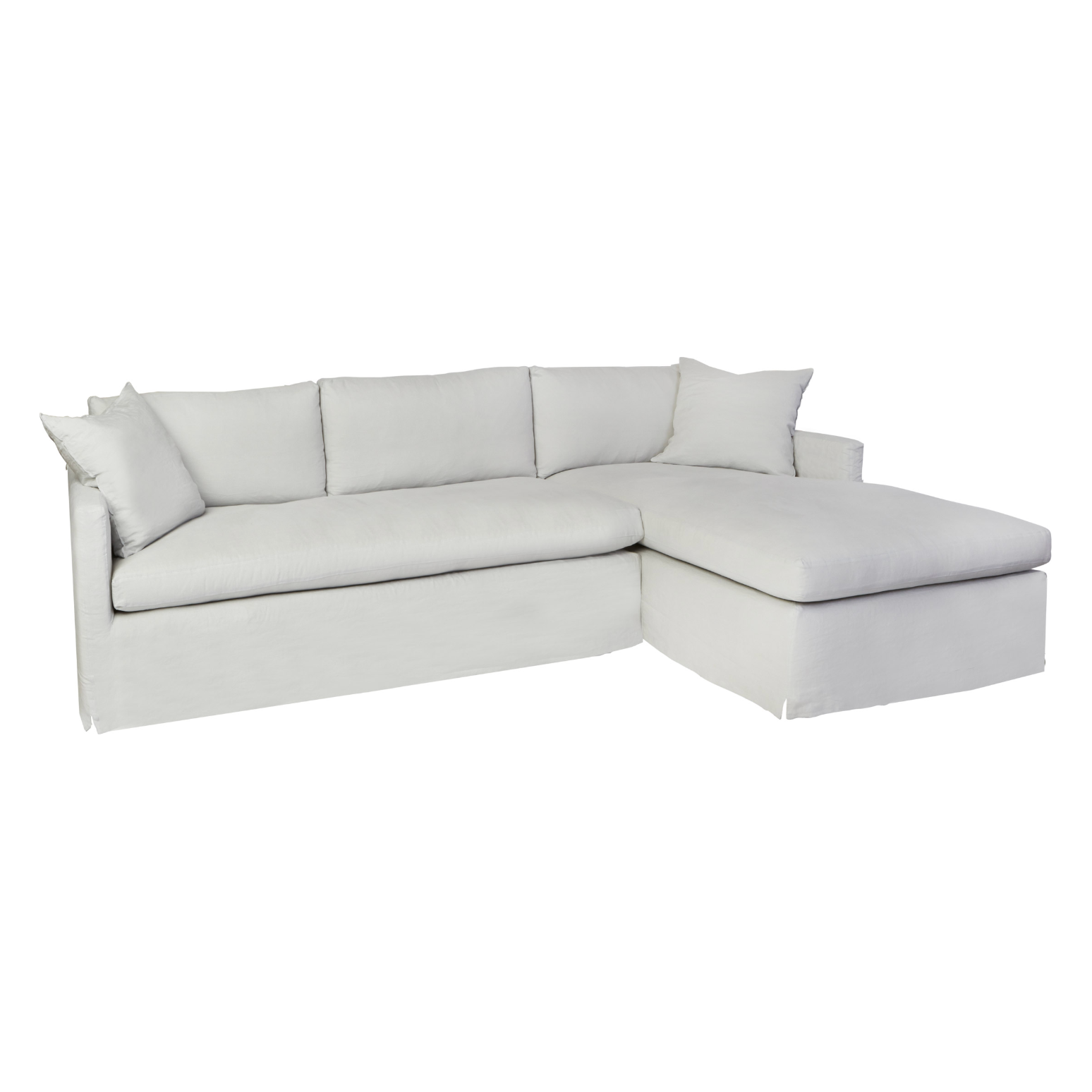 Featuring Louis 2 Piece Sectional - Custom by Cisco Brothers at Amethyst Home. A modern, tailored sofa made with the right stuff -- the Louis 2 Piece Sectional by Cisco Brothers is a classic, updated silhouette that is stunning and comfortable.
Overall: 121"w 68"d 31"hOverall Sitting Space: 81"w 54.5"dOne Arm Sofa: 80"w x 40"d x 31"h - Sitting Space: 65. Amethyst Home provides interior design, new home construction design consulting, vintage area rugs, and lighting in the Los Angeles metro area.