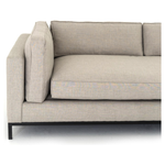 Featuring Grammercy 3-Piece Sectional - Bennett Moon by Four Hands at Amethyst Home. Flexible style, luxurious comfort and family-friendly upholstery. Clean, simple lines and a black iron base keep things casual and chic.
Overall Dimensions: 119"W x 119"L x 30"HColors: Bennett Moon, Matte BlackMaterials: 100% Polyester, IronWeight: 282.19 lbVolume: 123.95 .  Amethyst Home provides interior design, new home construction design consulting, vintage area rugs, and lighting in the Charlotte metro area.