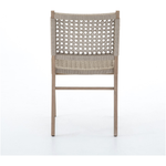 Featuring Delmar Outdoor Dining Chair by Four Hands at Amethyst Home. Simply stylish, indoors or out. Washed brown teak frames woven ivory rope, making a texture-driven statement. Cover or store inside during inclement weather and when not in use.
Overall Dimensions: 20.50"W x 24.25"L x 35"HColors: Ivory Rope, Washed Brown-FscMaterials: 100% Polypropylen.  Amethyst Home provides interior design, new home construction design consulting, vintage area rugs, and lighting in the Los Angeles metro area.