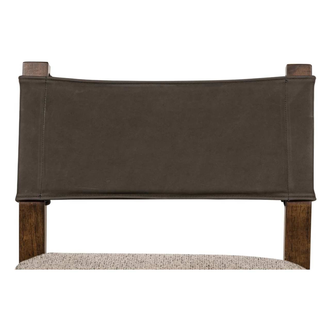 Featuring Ferris Dining Chair by Four Hands at Amethyst Home. Mixed materials at their finest. Brown parawood forms a slight, simple frame for squared seating of neutral performance-grade upholstery. Charcoal top-grain leather backing takes this modern-minded dining chair to the next level.
Overall Dimensions: 20"W x 21.75"L x 32"HColors: Nubuck Charcoal,.  Amethyst Home provides interior design, new home construction design consulting, vintage area rugs, and lighting in the Washington metro area.