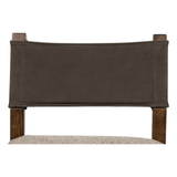 Featuring Ferris Dining Chair by Four Hands at Amethyst Home. Mixed materials at their finest. Brown parawood forms a slight, simple frame for squared seating of neutral performance-grade upholstery. Charcoal top-grain leather backing takes this modern-minded dining chair to the next level.
Overall Dimensions: 20"W x 21.75"L x 32"HColors: Nubuck Charcoal,.  Amethyst Home provides interior design, new home construction design consulting, vintage area rugs, and lighting in the Washington metro area.