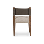 Featuring Ferris Dining Chair by Four Hands at Amethyst Home. Mixed materials at their finest. Brown parawood forms a slight, simple frame for squared seating of neutral performance-grade upholstery. Charcoal top-grain leather backing takes this modern-minded dining chair to the next level.
Overall Dimensions: 20"W x 21.75"L x 32"HColors: Nubuck Charcoal, Ant.  Amethyst Home provides interior design, new home construction design consulting, vintage area rugs, and lighting in the Boston metro area.