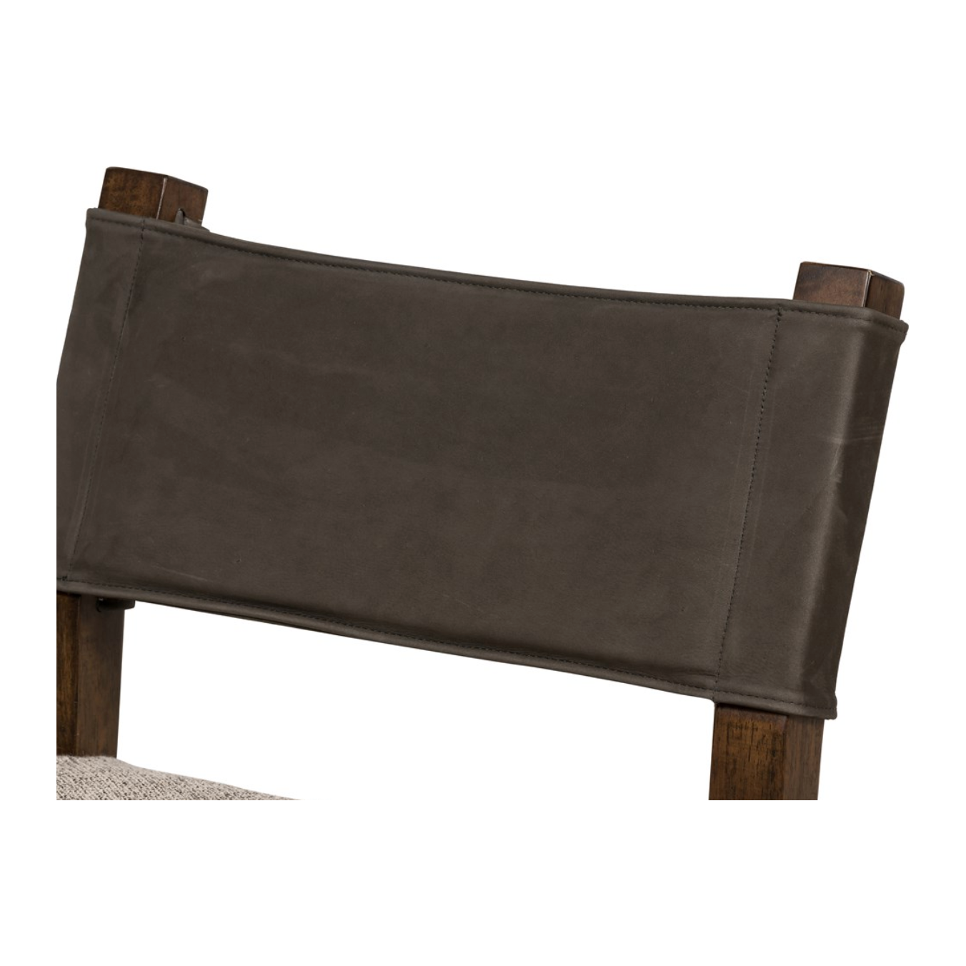 Featuring Ferris Dining Chair by Four Hands at Amethyst Home. Mixed materials at their finest. Brown parawood forms a slight, simple frame for squared seating of neutral performance-grade upholstery. Charcoal top-grain leather backing takes this modern-minded dining chair to the next level.
Overall Dimensions: 20"W x 21.75"L x 32"HColors: Nubuck Charcoal, Anti.  Amethyst Home provides interior design, new home construction design consulting, vintage area rugs, and lighting in the Tampa metro area.