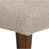 Featuring Ferris Dining Chair by Four Hands at Amethyst Home. Mixed materials at their finest. Brown parawood forms a slight, simple frame for squared seating of neutral performance-grade upholstery. Charcoal top-grain leather backing takes this modern-minded dining chair to the next level.
Overall Dimensions: 20"W x 21.75"L x 32"HColors: Nubuck Charcoal,.  Amethyst Home provides interior design, new home construction design consulting, vintage area rugs, and lighting in the Alpharetta metro area.