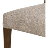 Featuring Ferris Dining Chair by Four Hands at Amethyst Home. Mixed materials at their finest. Brown parawood forms a slight, simple frame for squared seating of neutral performance-grade upholstery. Charcoal top-grain leather backing takes this modern-minded dining chair to the next level.
Overall Dimensions: 20"W x 21.75"L x 32"HColors: Nubuck Charcoal, Anti.  Amethyst Home provides interior design, new home construction design consulting, vintage area rugs, and lighting in the Tampa metro area.