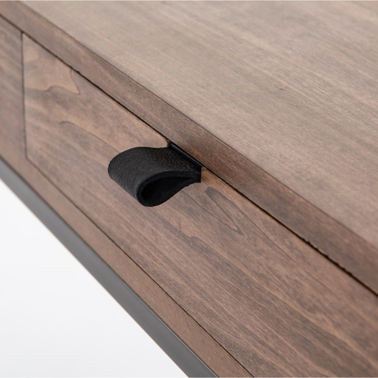 Featuring Trey Modular Writing Desk - Auburn Poplar by Four Hands at Amethyst Home. Inspired by clean mid-century design, grey-ish auburn poplar offers plenty of desk storage by way of three spacious drawers. Metal-secured leather pulls add a textural element of surprise. Great solo or paired with matching corner desk, file cabinet or credenza.
Overall Di.  Amethyst Home provides interior design, new home construction design consulting, vintage area rugs, and lighting in the Washington metro area.