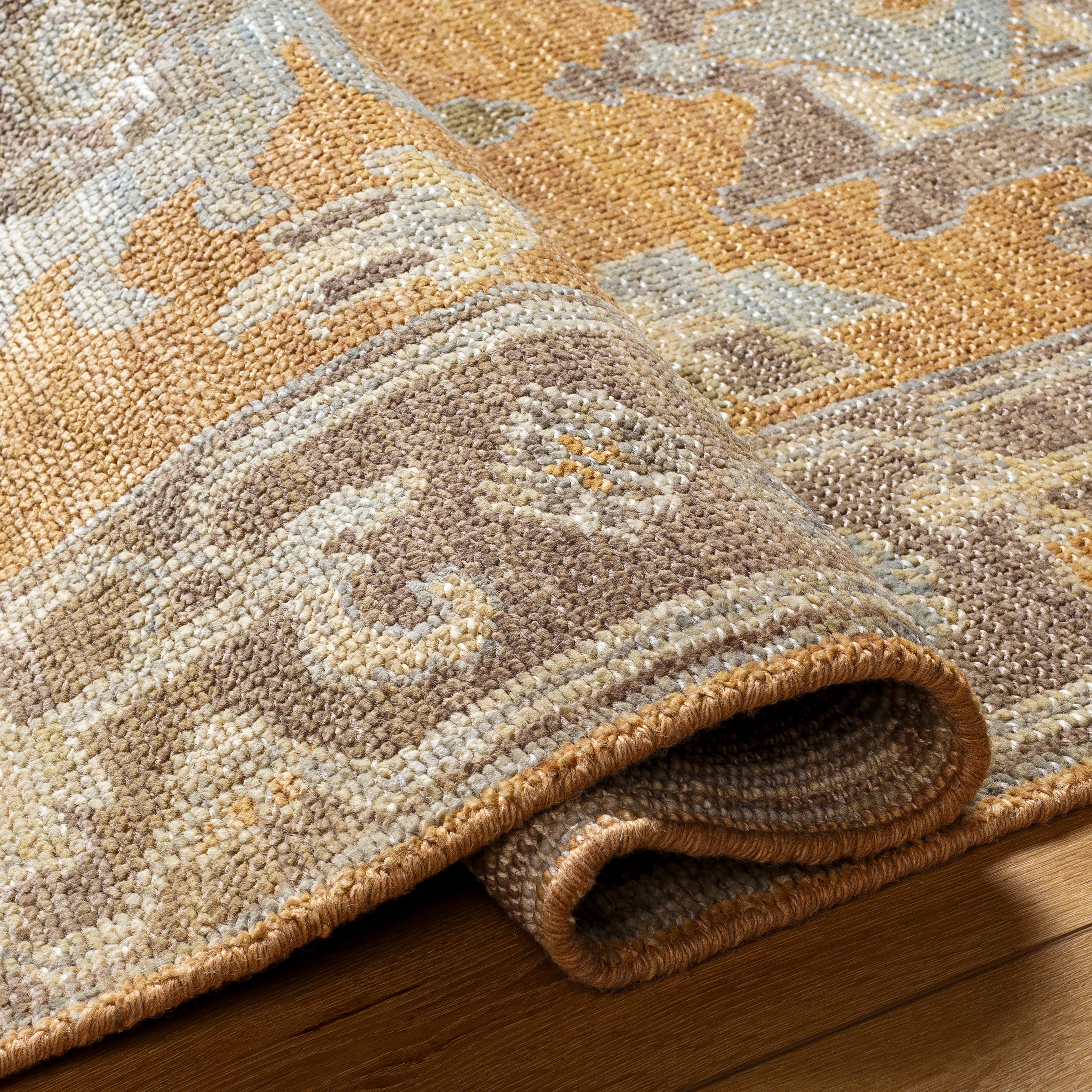 Featuring Antalya Leo Hand-Knotted Rug by Surya at Amethyst Home. The Antalya Leo showcases traditional inspired designs that exemplify timeless styles of elegance, comfort, and sophistication. With their Hand-Knotted construction, these rugs provide a durability that can not be found in other handmade constructions, and boasts the ability to be thoroughly cleaned as it contains no ch. Amethyst Home provides interior design, new construction, custom furniture, and area rugs in the Miami metro area