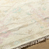 Featuring Antalya Natural / Sky Hand-Knotted Rug by Surya at Amethyst Home. The Antalya Rug Collection showcases traditional inspired designs that exemplify timeless styles of elegance, comfort, and sophistication. With their hand knotted construction, these rugs provide a durability that can not be found in other handmade constructions, and boasts the abili. Amethyst Home provides interior design, new home construction design consulting, vintage area rugs, and lighting in the Portland metro area.